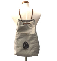 Disney Aulani Hawaii Resort &amp; Spa Gray Canvas Backpack Day Pack 16 x 16&quot; P1 - £17.32 GBP