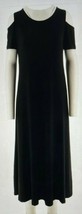 Attitudes Renee Solid Printed Set 2 Dresses Black Leaf Size XXS - £7.47 GBP