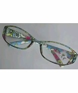 GREEN FLORAL ~ Rectangular ~ Plastic ~ Reading Magnifying Glasses ~ +3.50 - $356.03 MXN