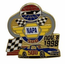 1998 NAPA 500 Atlanta Motor Speedway NASCAR Race Car Racing Enamel Lapel Hat Pin - £6.25 GBP