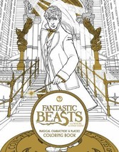 Fantastic Beasts &amp; Where To Find Them: Characters &amp; Places Coloring Book New - £6.32 GBP