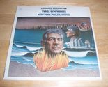 Leonard Bernstein Conducts His Three Symphonies: Jeremiah, The Age of An... - $15.63
