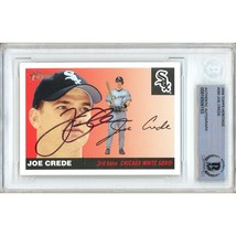 Joe Crede Chicago White Sox Auto 2004 Topps Heritage 260 BAS Auth Autograph Slab - $99.99