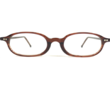 Vintage la Eyeworks Eyeglasses Frames MR.RAY 285 Striped Brown Oval 45-2... - £51.58 GBP