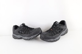 Skechers Work Mens Size 10.5 Steel Toe Protective Lace Up Shoes Sneakers Black - £40.45 GBP