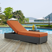 Sojourn Outdoor Patio Sunbrella Chaise Lounge Canvas Tuscan EEI-1862-CHC-TUS - £774.49 GBP