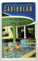 Delta C&amp;S Air Lines Caribbean Holiday Guide Route Maps Cuba 1954 - £97.61 GBP