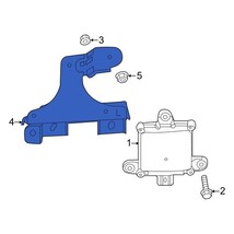 2009-13 Mazda Blind Spot Sensor Monitor Rear Left LH GS3L-67Y40-C image 6