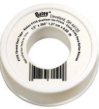 Roll THREAD SEAL PTFE plumber WHITE TAPE 1/2&quot; x260&quot; plumbers OATEY 31218W - $263.60 MXN