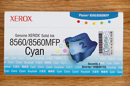 Genuine Xerox Phaser Cyan Solid Ink Phaser 8560MFP 8560MFP 108R00723 Same Day!!! - $39.64
