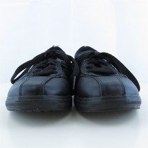 Keds Women Sneaker Shoes  Black Leather Lace Up Size 5.5 Medium (B, M) - $19.75