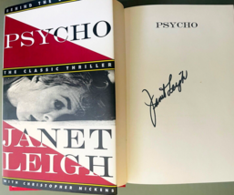 PSYCHO Signed by JANET LEIGH 1st Edit -Behind the Scenes of the Classic Thriller - £63.19 GBP