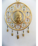 NEW Metal Buddha Wind Chimes Made In India Hindu Zen Elephant Decor - $37.04