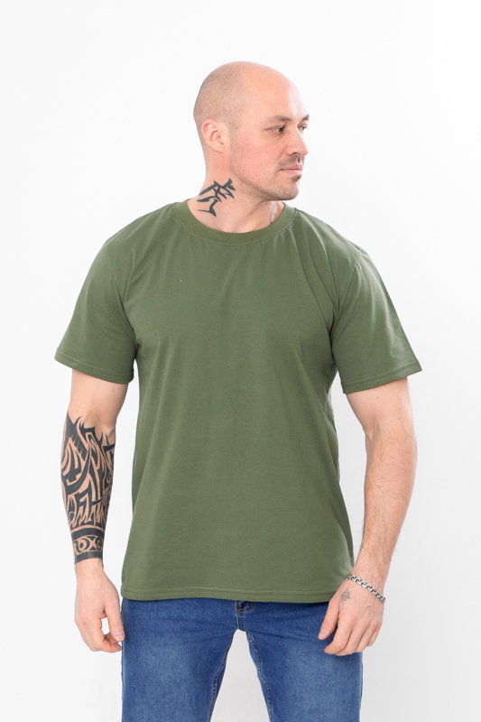 T-Shirt (men’s), Summer,  Nosi svoe 8012-001 (temno-fistashkovyj) - $20.87+