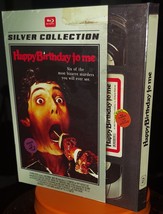 Happy Birthday To Me Blu Rare Retro Vhs Packaging 80&#39;s Slasher Slipcover Only - £11.74 GBP