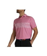 FootJoy Tropical Chestband Lisle Self Collar Shirt Rose ( L ) - $122.07 CAD
