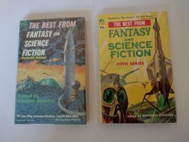 The Best From Fantasy And Science Fiction Lot 5TH &amp; 7th Series Boucher Vg - £19.77 GBP