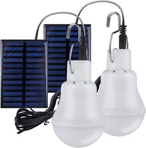 LED Solar Bulb Light Waterproof Outdoor 5v USB Charged Hanging Emergency Sunligh - £11.40 GBP+