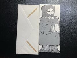 Vintage Hallmark Contemporary Cards UNUSED …PSSST..Be My Valentine - - $19.78