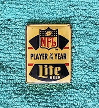 SUPER BOWL - NFL - MILLER LITE BEER PLAYER OF THE YEAR PIN - NFL FOOTBAL... - £4.60 GBP