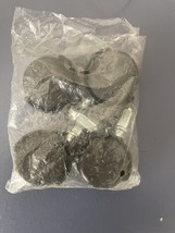 1&quot; Caster Wheels Set of 4 Black SEALED-e000 - $87.41 MXN