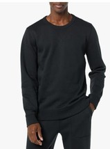 Goodthreads Men&#39;s Crewneck Washed Fleece Sweatshirt Size X-LARGE NWTs Black - $13.85