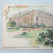 Antique 1904 St Louis Worlds Fair Postcard Education &amp; Social Economy Building - £7.98 GBP