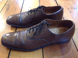 Vintage Benchmade Church&#39;s Brown Leather Oxfords Dress Mens Shoes Narrow - £117.94 GBP