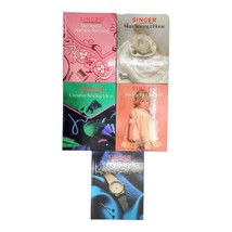 Vintage (1987, 1988 and 1990) Singer Sewing Reference Library Five Book Bundle - £47.15 GBP