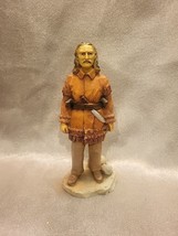 Castagna Italy Wild Bill Hickok Hand Painted Resin Figurine Sculpture, Vtg 1988 - £12.99 GBP