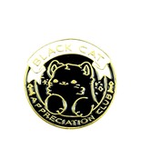 Black Cat Appreciation Enamel Pin Cat Ladies Jewelry - $10.93 CAD