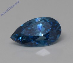 Pear Natural Mined Loose Diamond (0.51 Ct,Blue(Irradiated) Color,VS2 Clarity) - £582.58 GBP