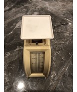 Polder Vintage 1980s Small Manual White Plastic Diet Food Scale Ounces a... - $8.91