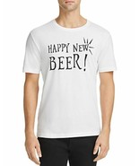 Noize Mens Happy New Beer Graphic Shore Sleeve T-Shirt White-Size 2XL - $377.35 MXN