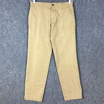 Gap Khakis Pants Men&#39;s 30x30 Straight Fit Beige Classic 100% Cotton Adults - €13,05 EUR