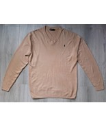 Mens Polo Ralph Lauren 100% Cashmere Sweater Pullover 3xl Beige - $59.29 CAD