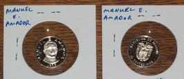 3 Panama 10 Centesimos 1975 1976 Matte Cameo Urraca Amador Low Mintage Key Coin - £55.85 GBP