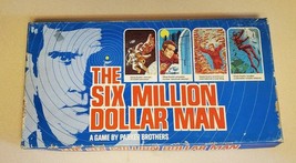 Vintage Parker Brothers 1975 The Six Million Dollar Man Board Game (Inco... - $19.75