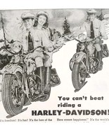 1948 Harley Davidson Motorcycle Advertisement Automobilia Vintage Bikes ... - €25,58 EUR