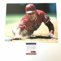 Mike Trout signed 11x14 photo PSA/DNA Los Angeles Angels Autographed - £430.00 GBP