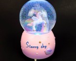 Sethruki Musical LED Lighted Unicorn Sunny Sky Snowglobe Waterball - $29.60