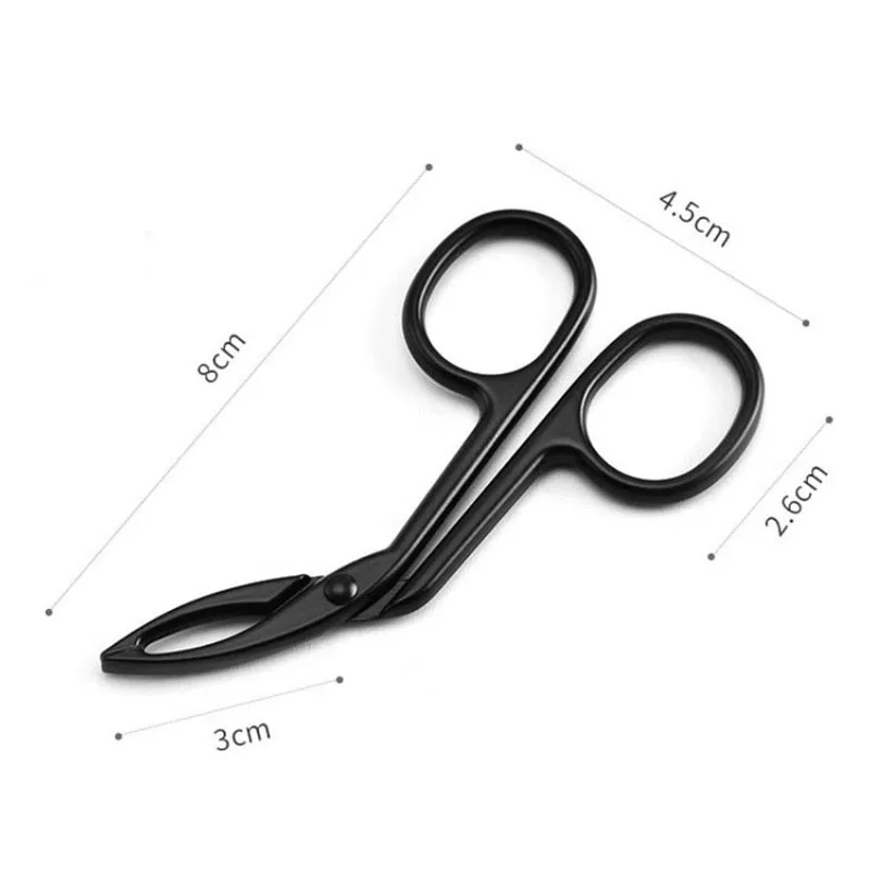 Sporting Stainless Steel ElA Eyebrow Pliers Clip Scissors Tweezers Straight Poin - £23.84 GBP