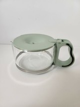 Phillips 4 or 5 Cup Coffee Carafe Pot Decanter Green Lid Handle Avacado - $11.97