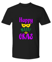 Happy Mardi Gras, black Premium Tee. Model 60058  - £23.59 GBP
