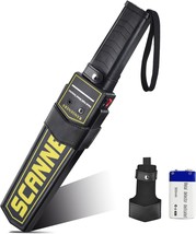 Handheld Metal Detector Wand,Security Wand,Portable, High Sensitivity, Black - £29.14 GBP