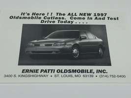 It&#39;s here,  ~The New 1997 Oldsmobile Cutlass -Ernie Patti&#39;s Dealership, in Mo. - £4.12 GBP