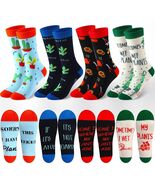 Suhine Women&#39;s Christmas Cactus Crew Socks Holiday Gifts 4 Pairs - One Size - €3,34 EUR