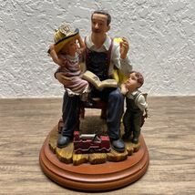 Vanmark To The Rescue Fireman With Kids Figurine 1997 Vintage KG - $24.75