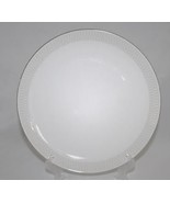 HEINRICH H &amp; CO Bavaria MONARCH White Grey Platinum Dinner Plate #766 - £22.06 GBP