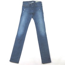 DIESEL Stretch Skinzee Low distressed jeans Size 24, length 29&quot; - £30.73 GBP